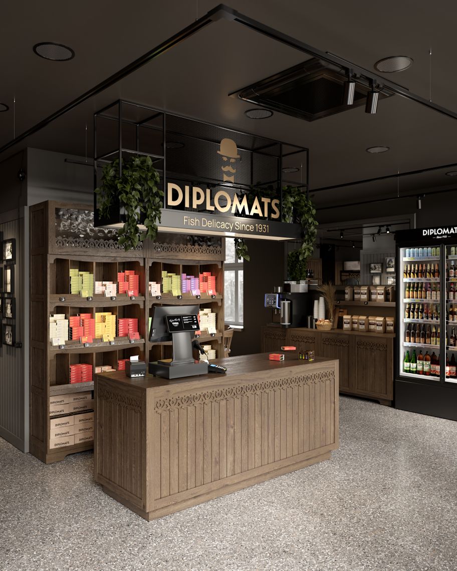 Diplomats – A Store for Traditional and Modern Latvian Canned Fish in the Heart of Riga